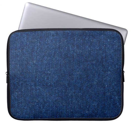"Classic Blue Jeans" Electronics Bag Laptopschutzhülle (Vorderseite)