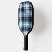 Classic Blue Kariert Pattern - Trendy Tartan Desig Pickleball Schläger (Links)