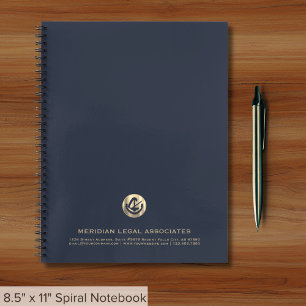 Classic Blue Legal Notebook Notizblock