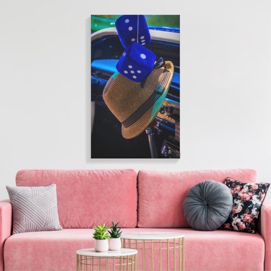 Classic Blue Leinwanddruck (Insitu (Wohnzimmer))