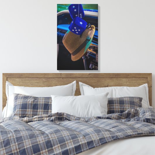 Classic Blue Leinwanddruck (Insitu (Schlafzimmer))