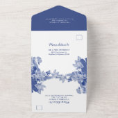 Classic Blue Lotus Museo Cantonale d'Arte All In One Einladung (Außenbereich)