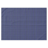 Classic Blue on Blue Kariert Tischdecke (Vorderseite (Horizontal))
