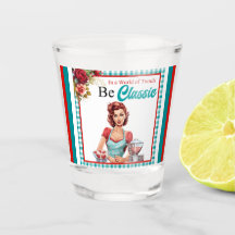 Classic Blue Pinup Junggeselinnen-Abschied