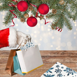 Classic Blue Snowflake Weihnachten Seidenpapier