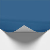 Classic Blue Solid Color Geschenkpapier (Ecke)