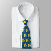 Classic Blue Sunflower Neck Tie Krawatte (Gebunden)