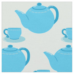 Classic Blue Teapot Stoff