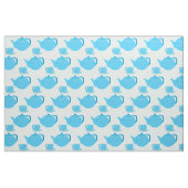 Classic Blue Teapot Stoff (Fat Quarter (45,7 x 55,9 cm))