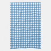 Classic Blue und White Gingham Geschirrtuch (Vertikal)