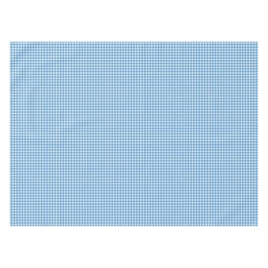 Classic Blue und White Gingham Picnic Party Tischdecke (Vorderseite (Horizontal))