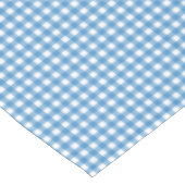 Classic Blue und White Gingham Picnic Party Tischdecke (Schrägansicht)