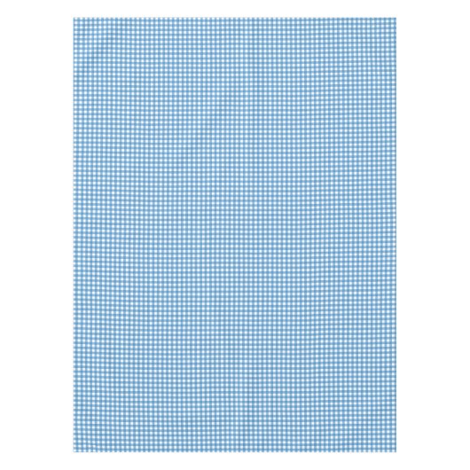 Classic Blue und White Gingham Picnic Party Tischdecke (Vorderseite)