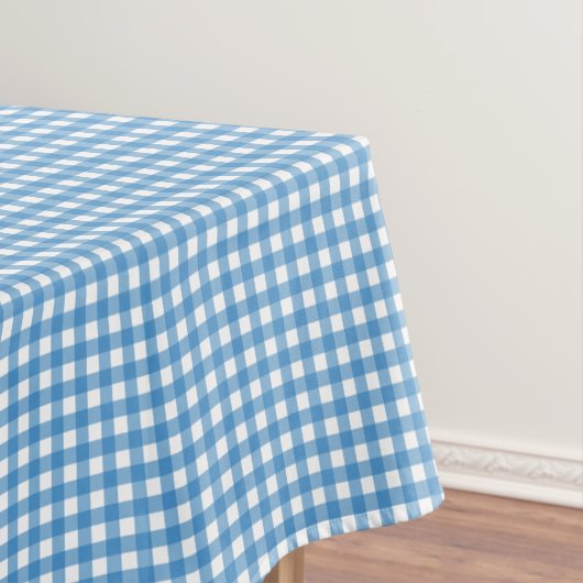 Classic Blue und White Gingham Picnic Party Tischdecke (Beispiel)