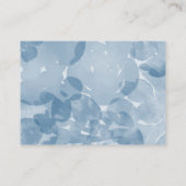 Classic Blue Watercolor Begleitkarte (Rückseite)