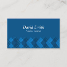 Classic Blue White Beruflich Graphic Designer