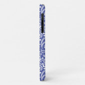 Classic Blue White Boho Paisley Gemustert Case-Mate iPhone Hülle (Hinten/Links)
