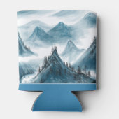 Classic Blue White Chinoiserie Landschaftsbild Mal Dosenkühler (Rückseite)