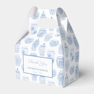 Classic Blue White Ginger Jar Vielen Dank für Ihre Geschenkschachtel