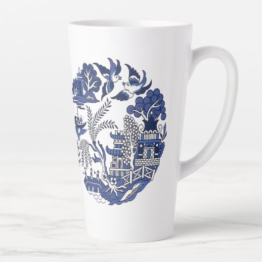Classic Blue Willow China Design Milchtasse (Rechts)