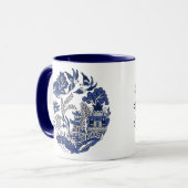 Classic Blue Willow China Design Tasse (Vorderseite Links)