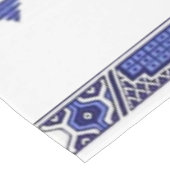 Classic Blue Willow China Design Tischdecke (Schrägansicht)