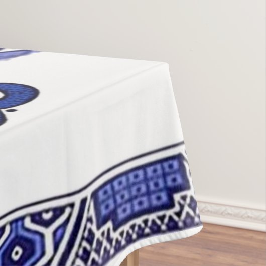 Classic Blue Willow China Design Tischdecke (Beispiel)