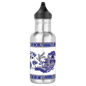 Classic Blue Willow Design Edelstahlflasche (Rechts)