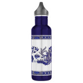 Classic Blue Willow Design Edelstahlflasche (Links)