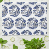 Classic Blue Willow Design Geschirrtuch (Gefaltet)