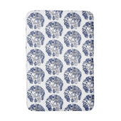 Classic Blue Willow Design Kitchen Rug oder Badematte (Vorderseite Vertikal)