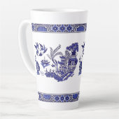 Classic Blue Willow Design Milchtasse (Linke Ecke)