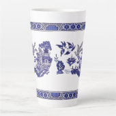 Classic Blue Willow Design Milchtasse (Vorderseite)