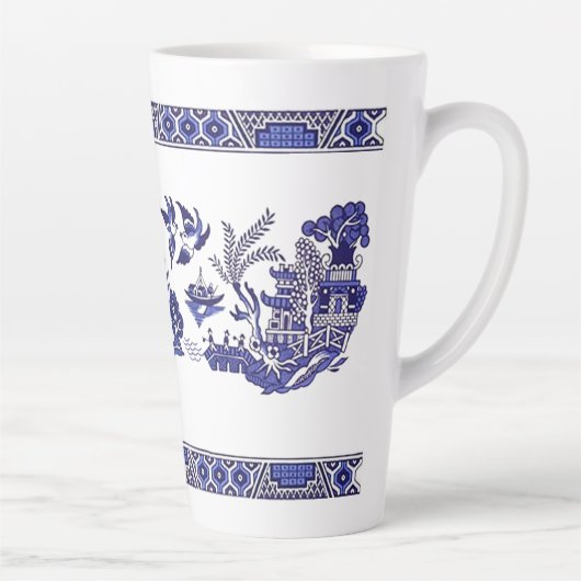 Classic Blue Willow Design Milchtasse (Rechts)