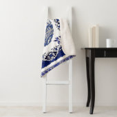 Classic Blue Willow Design Sherpadecke (Beispiel)