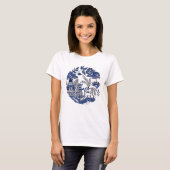 Classic Blue Willow Design T-Shirt (Vorne ganz)