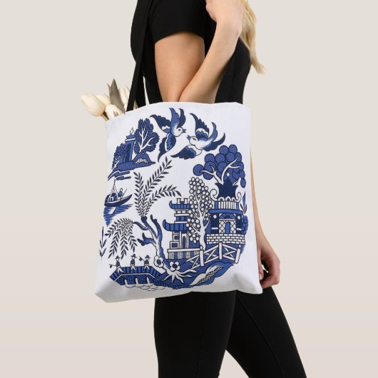 Classic Blue Willow Design Tasche (Von Nahem)