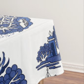 Classic Blue Willow Design Tischdecke (Beispiel)