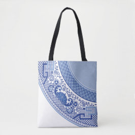 Classic Blue Willow Tote Bag Tasche