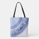 Classic Blue Willow Tote Bag Tasche (Rückseite)