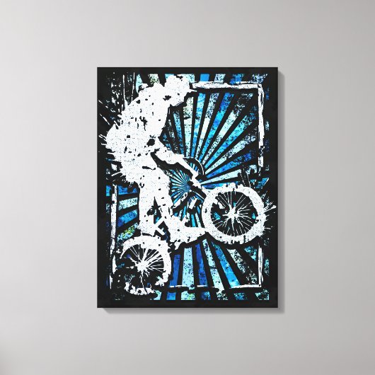 Classic Bmx Bike - Bmx Freestyle Bmx Canvas Print Leinwanddruck (Vorderseite)