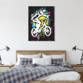 Classic Bmx Bike - Bmx Freestyle Bmx Leinwanddruck (Insitu (Schlafzimmer))