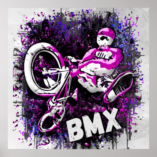Classic Bmx Bike - Bmx Freestyle Bmx Poster (Vorne)