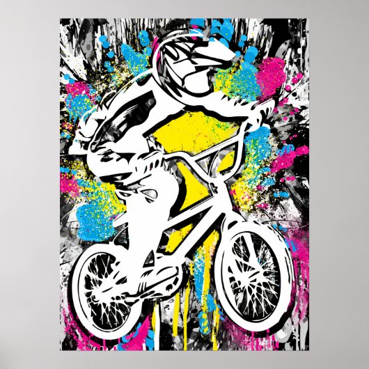Classic Bmx Bike - Bmx Freestyle Bmx Poster Print (Vorne)