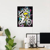 Classic Bmx Bike - Bmx Freestyle Bmx Poster Print (Heimbüro)