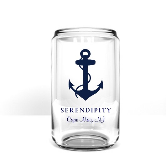 Classic Boat Anchor-Logo Dosenglas