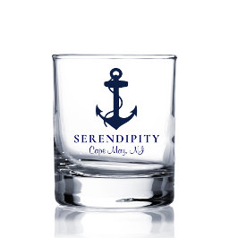 Classic Boat Anchor-Logo Whiskyglas