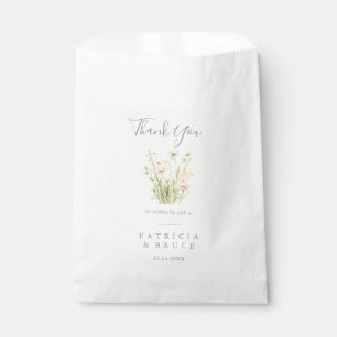 Classic Boho Blush Wildblume Vielen Dank für Ihre  Geschenktütchen
