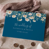 Classic Boho Blush Wildblume Wedding Gästebuch