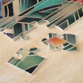 Classic Boho Jazzy Geometric Elegantes Design Puzzle (Seite)